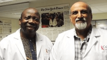 President of the African Academy of Sciences visits CAPRISA